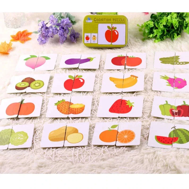 Montessori Wooden Puzzle Educational Toy-Livestock T178