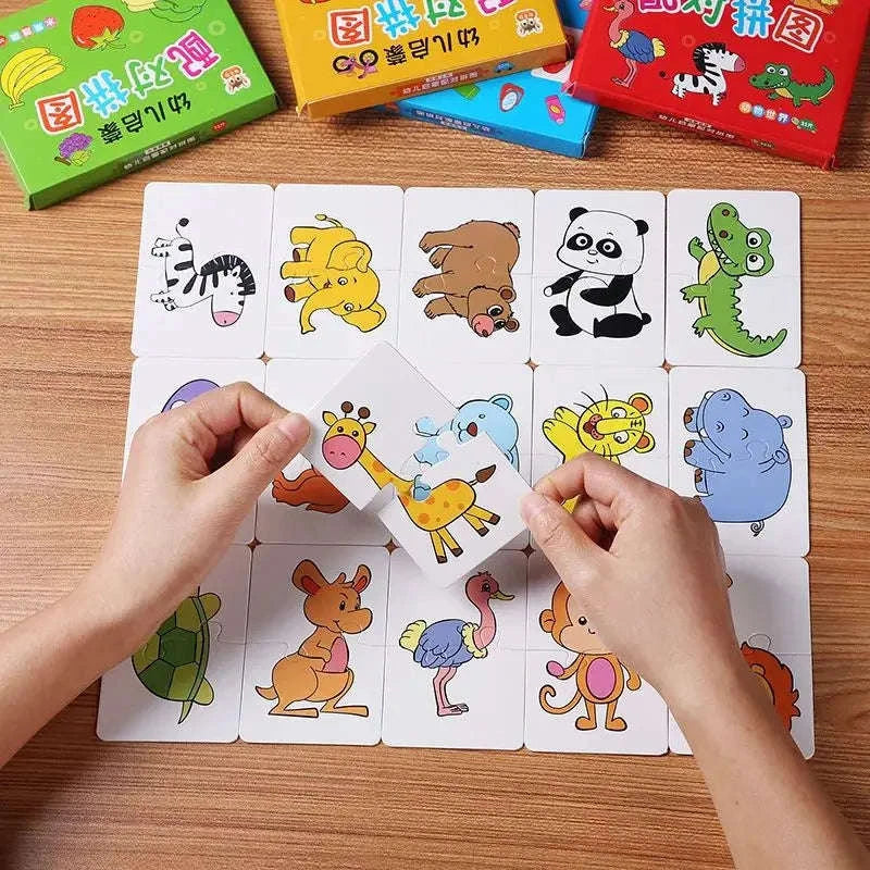 Montessori Wooden Puzzle Educational Toy-Livestock T178