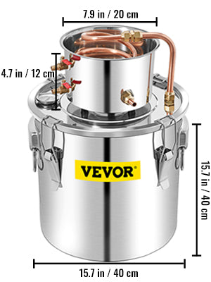 SucceBuy machine distillatrice d’alcool 20L-70L, équipement de brassage de bière, kit d’appareils DIY pour vin, moonshine, distributeur, appareil domestique
