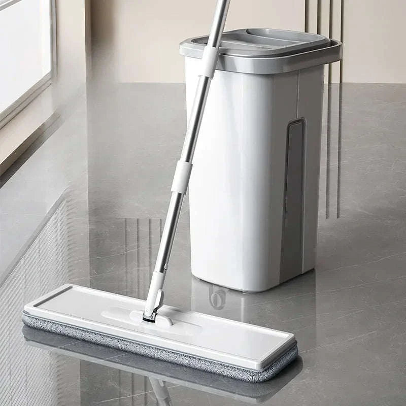 Mop with Bucket Set for Quick Wet & Dry Floor Cleaning-United States / Mop Set