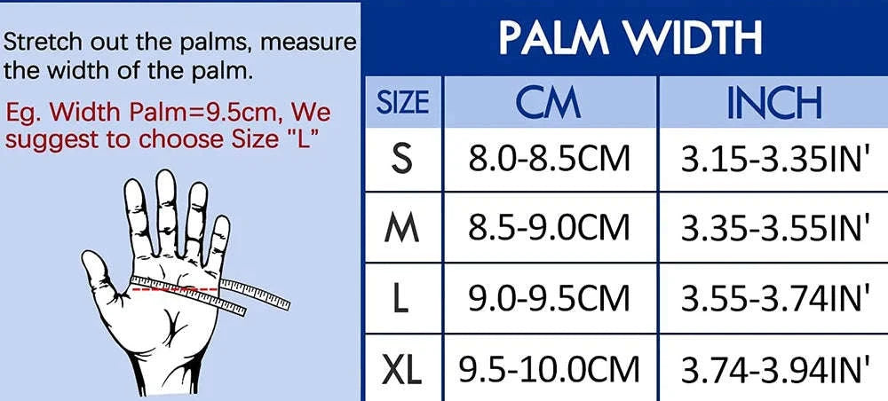 MOREOK Winter Warm Gloves with Touchscreen Grip-Black / L