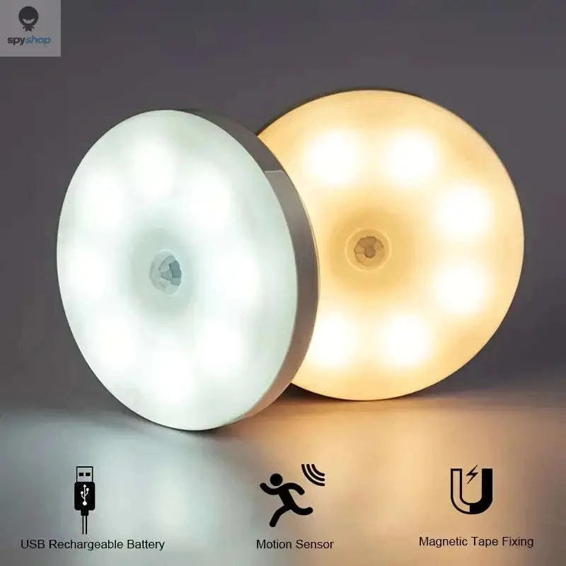 Motion Sensor Night Light – Wireless LED Lamp for Safe, Hands‑Free Illumination-Warm White