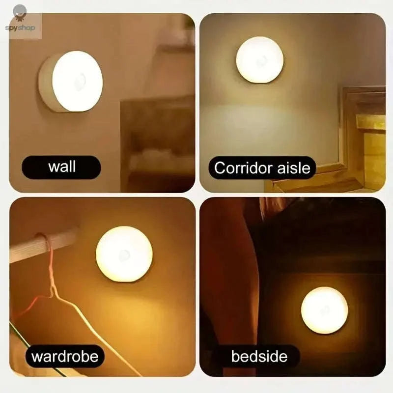 Motion Sensor Night Light – Wireless LED Lamp for Safe, Hands‑Free Illumination-Warm White