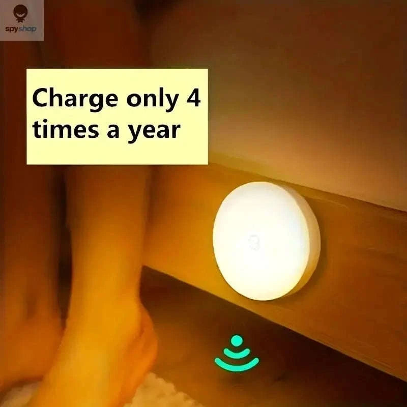 Motion Sensor Night Light – Wireless LED Lamp for Safe, Hands‑Free Illumination-Warm White