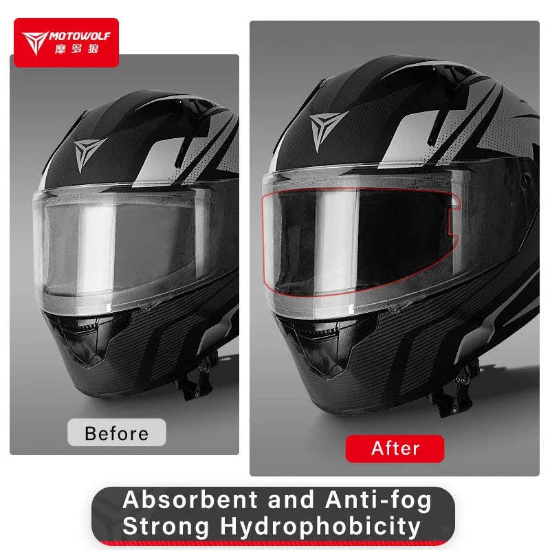 Motorcycle Anti Fog Film for Full Face Helmet Shield-MDL1912B