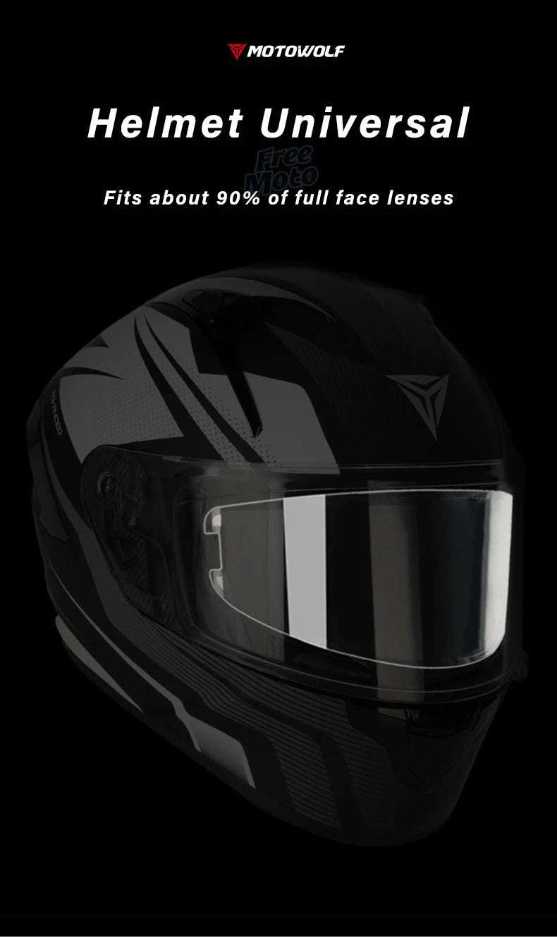 Motorcycle Anti Fog Film for Full Face Helmet Shield-MDL1912B