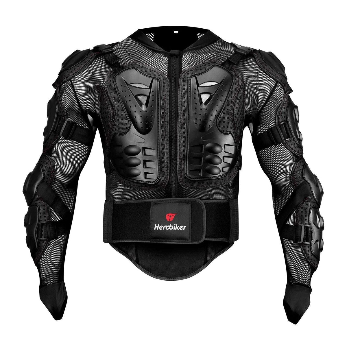 Motorcycle Armor Jacket with Shockproof Protection S-5XL-MP1004 Black / 4XL
