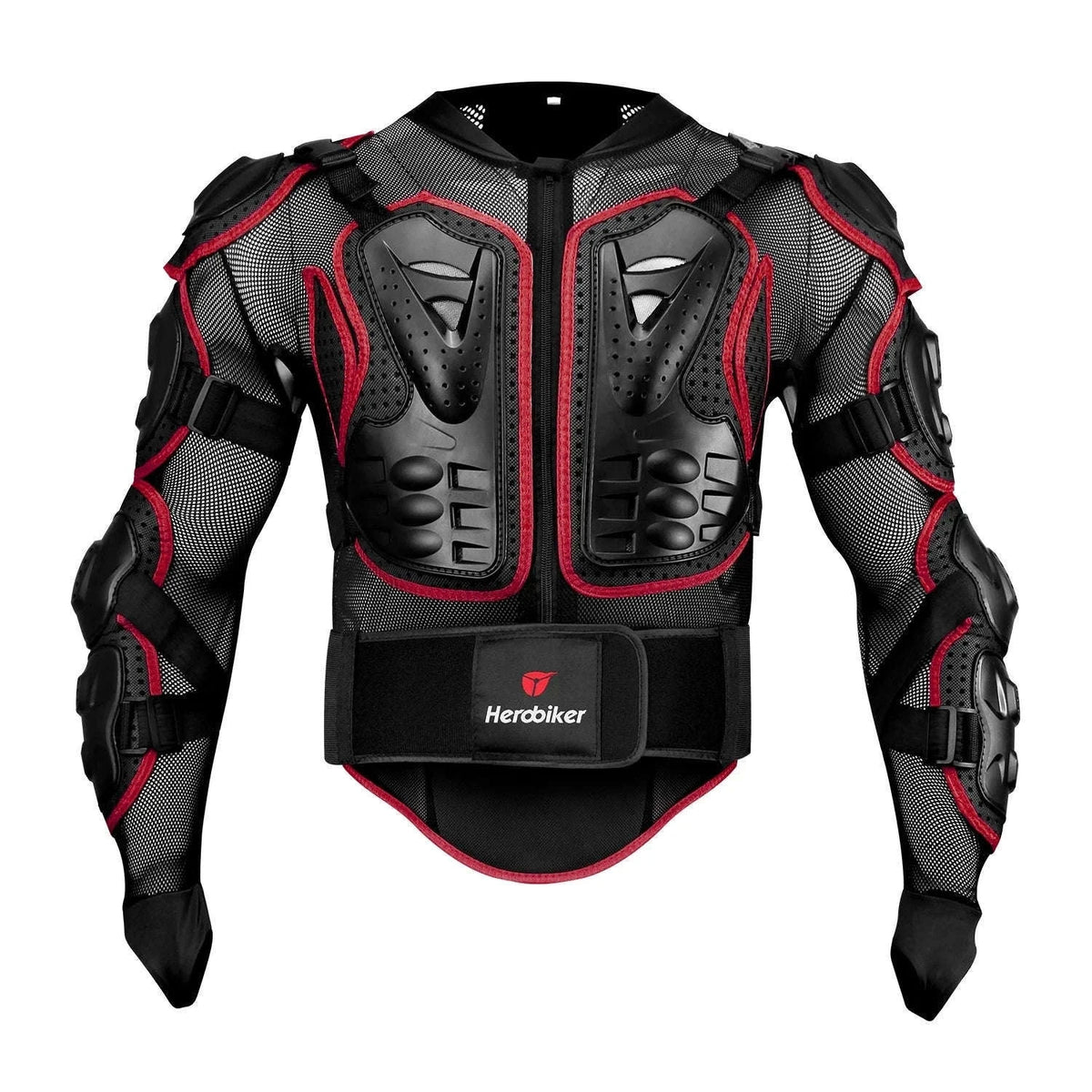 Motorcycle Armor Jacket with Shockproof Protection S-5XL-MP1004 Black / 4XL