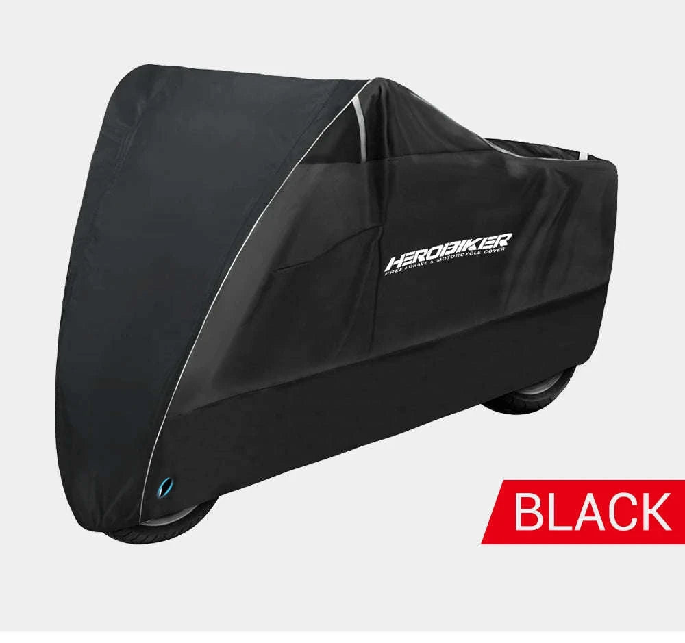 Motorcycle Cover Waterproof All‑Season Protection-L for 1801mm-2000mm / MCZ001 Red