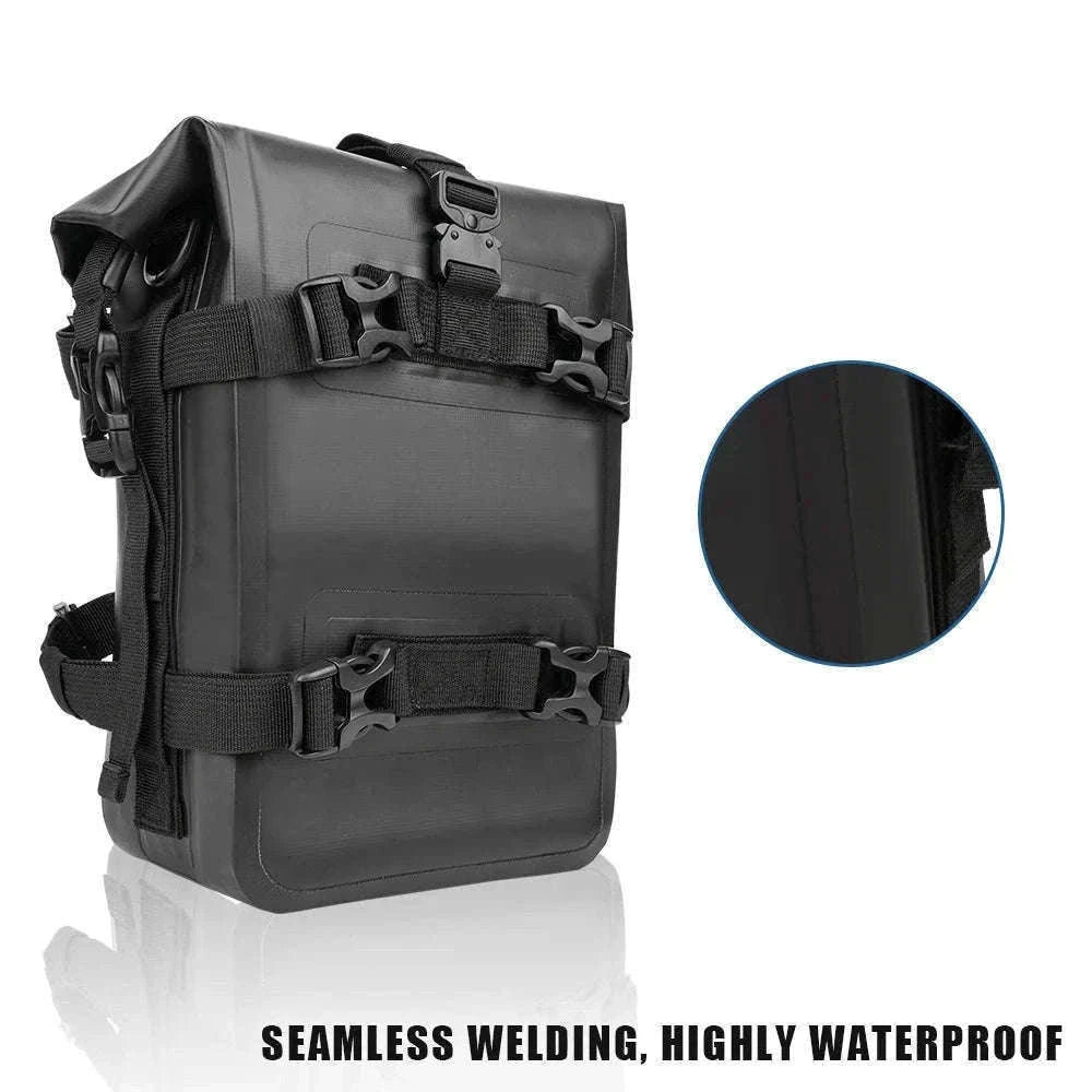 Motorcycle Crash Bar Waterproof Tool Bag 8L for BMW GS & Honda-