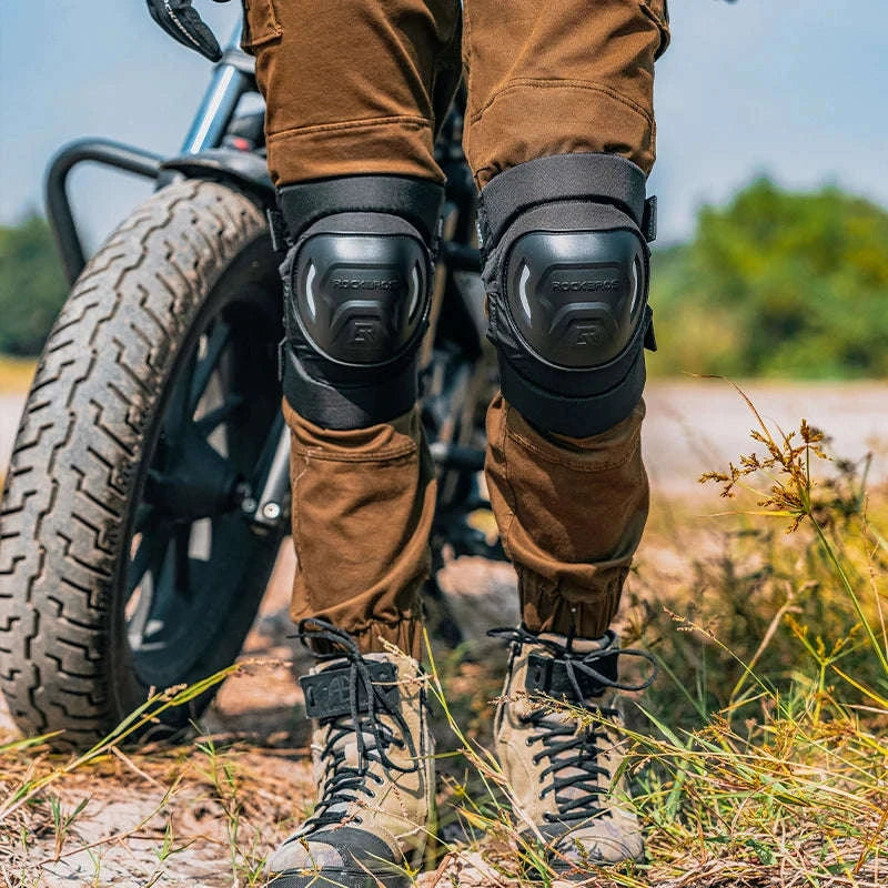 Motorcycle & Cycling Knee Pads Shockproof Anti-Fall Protection-HJ003