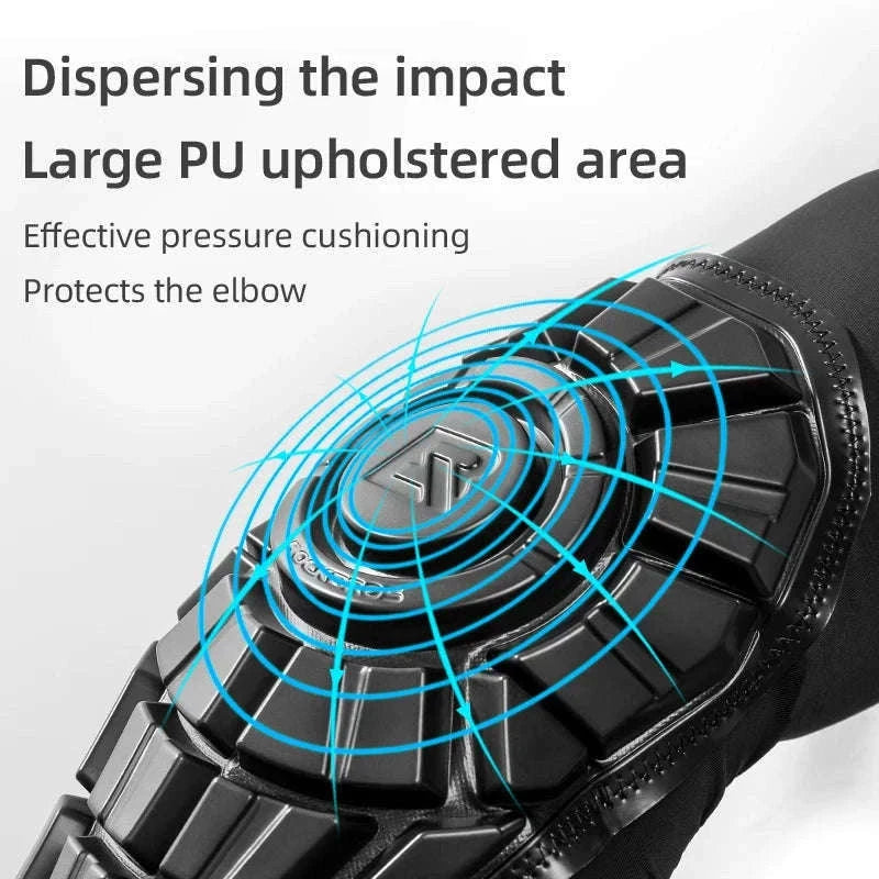 Motorcycle Elbow Pads with Hard Protection for Adult Riders-XT067 / XL