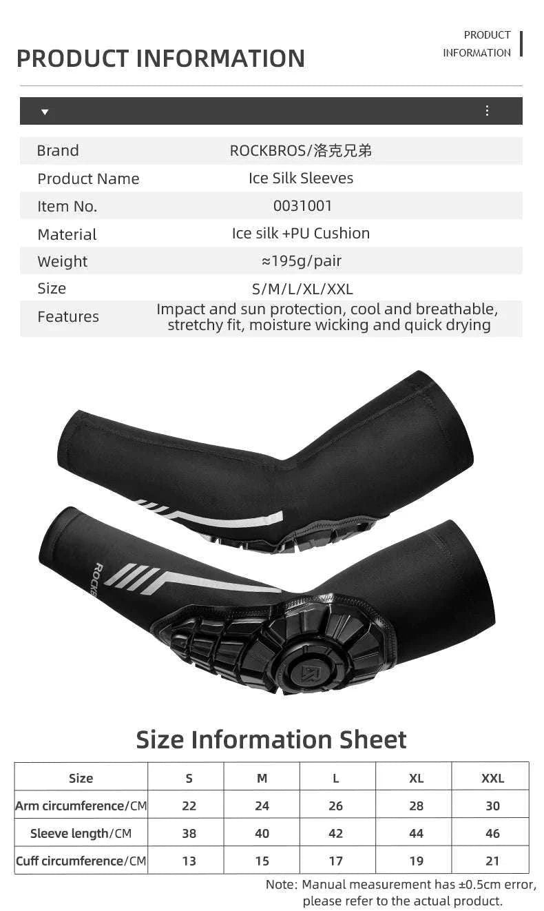 Motorcycle Elbow Pads with Hard Protection for Adult Riders-XT067 / XL