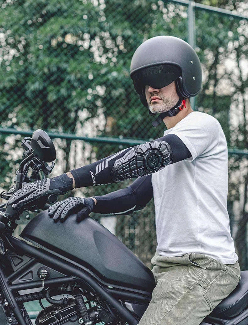 Motorcycle Elbow Pads with Hard Protection for Adult Riders-XT067 / XL