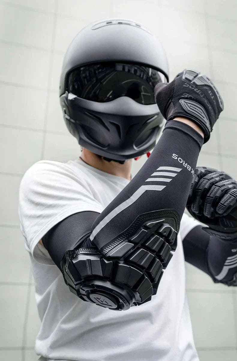 Motorcycle Elbow Pads with Hard Protection for Adult Riders-XT067 / XL