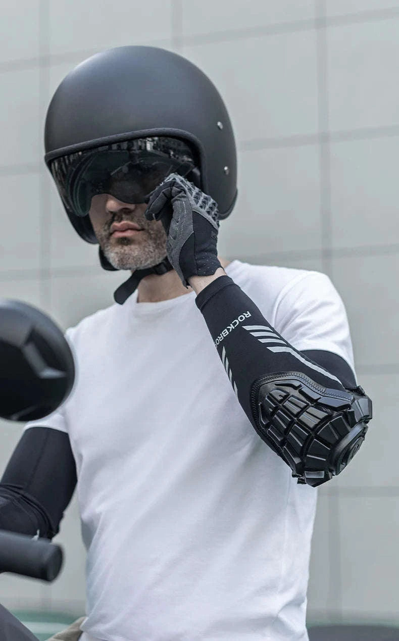 Motorcycle Elbow Pads with Hard Protection for Adult Riders-XT067 / XL