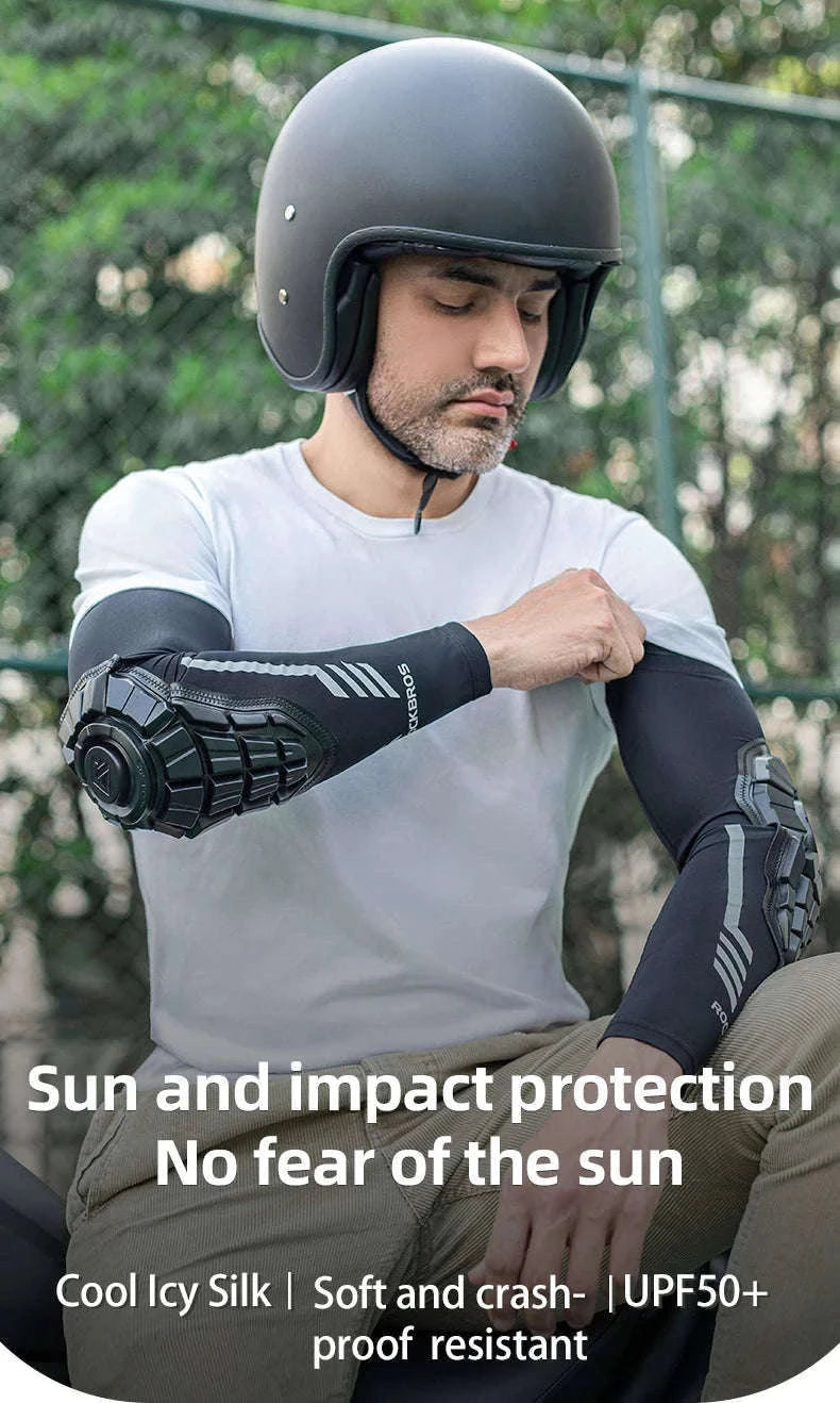 Motorcycle Elbow Pads with Hard Protection for Adult Riders-XT067 / XL