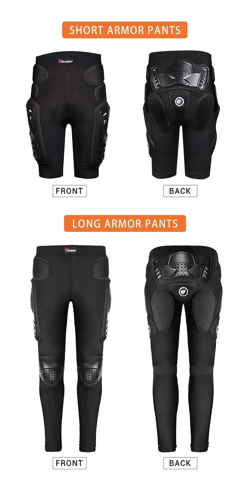 Motorcycle Full Body Armor Jacket with Spine Chest Protection-MC1001-Black / M