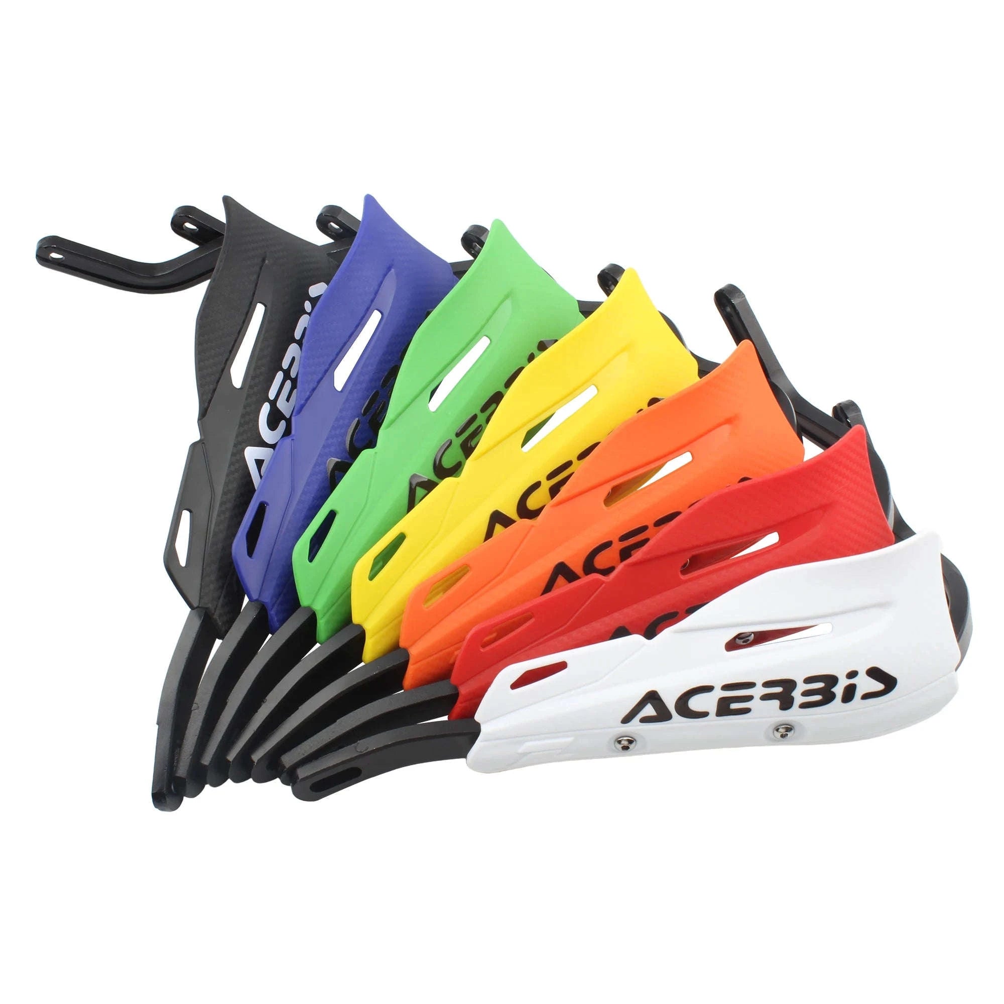 Motorcycle Hand Guards 22-28mm Handlebar Protectors for Dirt Bikes-Orange
