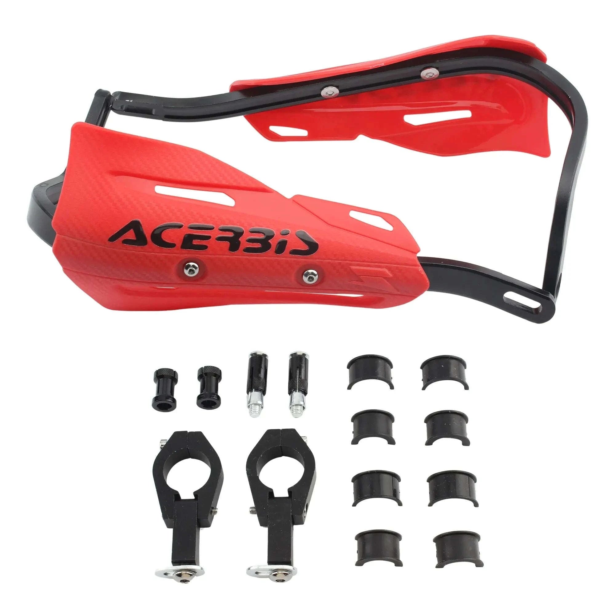 Motorcycle Hand Guards 22-28mm Handlebar Protectors for Dirt Bikes-Orange