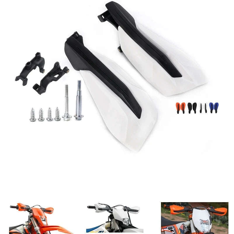 Motorcycle Handguards Protection Kit for KTM Models-Red logo