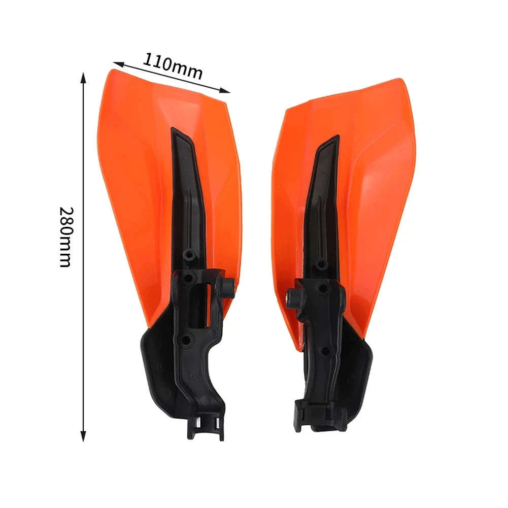 Motorcycle Handguards Protection Kit for KTM Models-Red logo