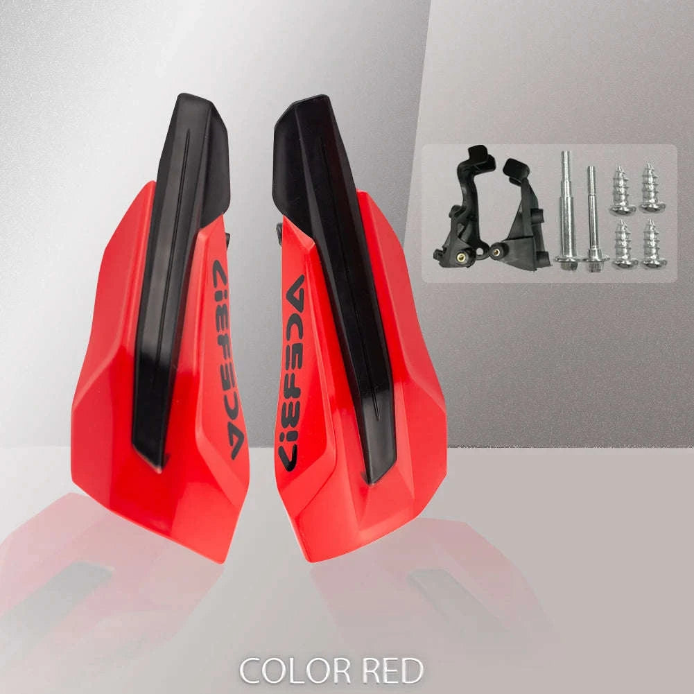 Motorcycle Handguards Protection Kit for KTM Models-Red logo