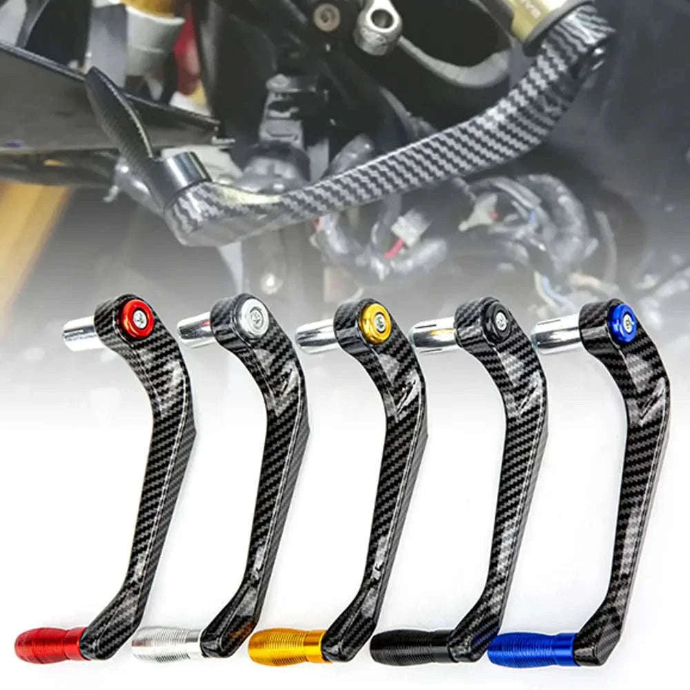 Motorcycle Handlebar Hand Guard Aluminum Lever Protector 22mm-Red-MTHS01