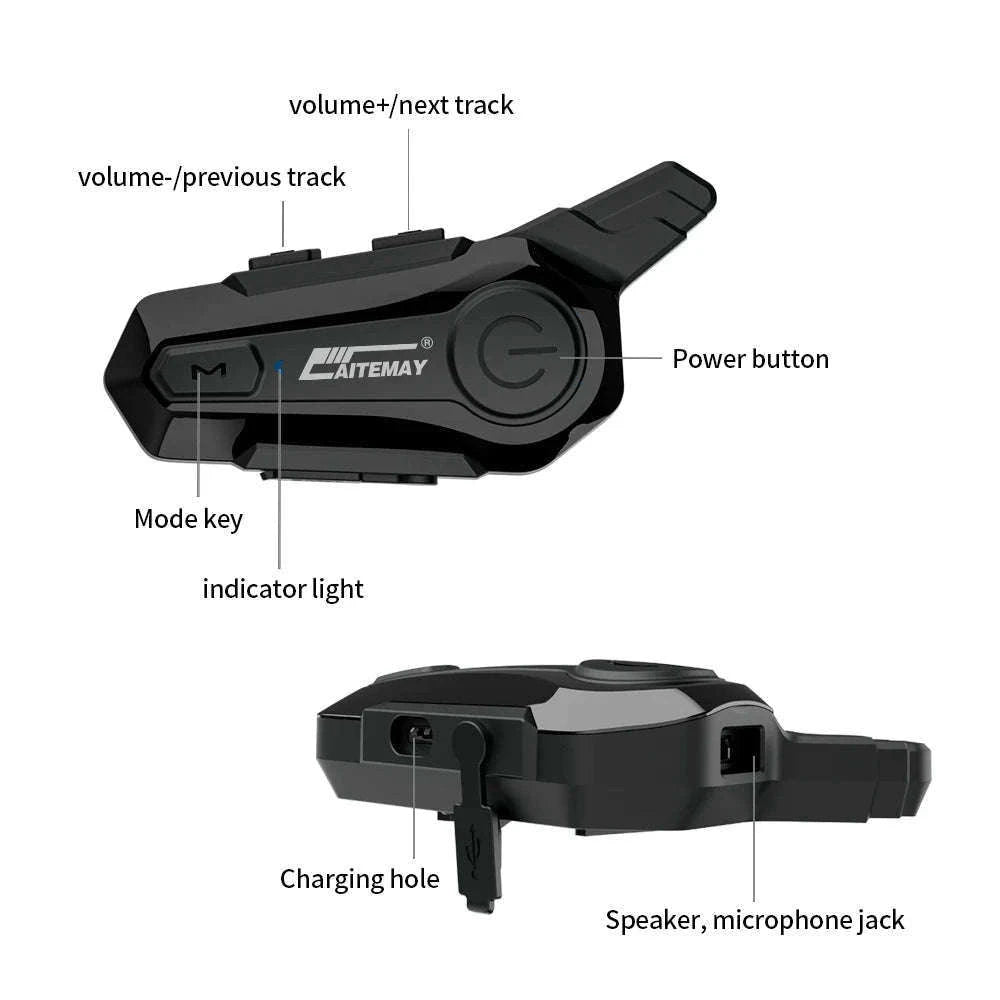 Motorcycle Helmet Bluetooth Intercom Headset X1 PLUS-1PC Soft Helmet