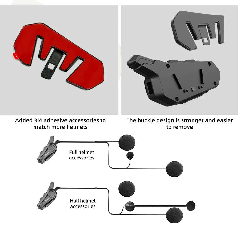 Motorcycle Helmet Bluetooth Intercom Headset X1 PLUS-1PC Soft Helmet