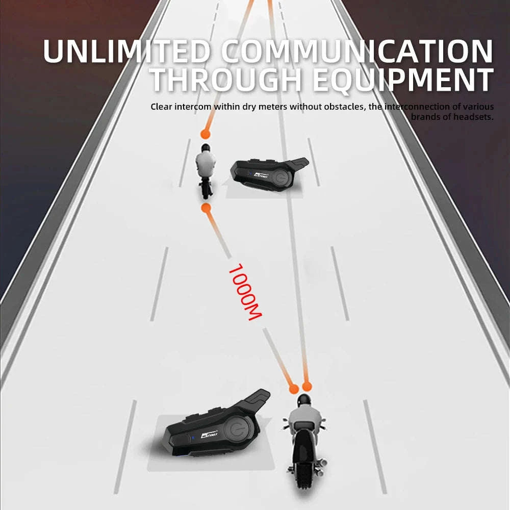 Motorcycle Helmet Bluetooth Intercom Headset X1 PLUS-1PC Soft Helmet