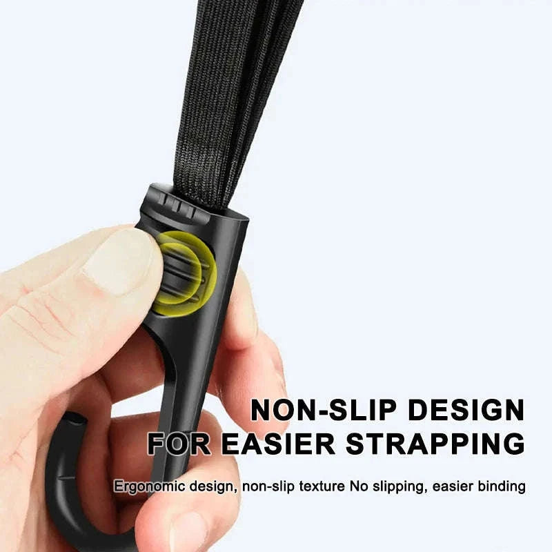 Motorcycle Helmet Fixed Strap for Secure Back‑Seat Carrying-60cm