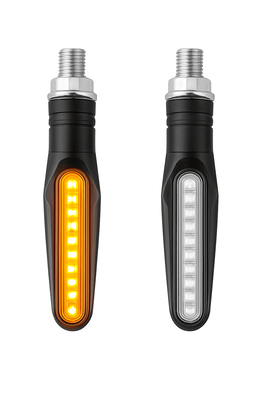 Motorcycle LED Turn Signal & Brake Light Kit-2PCS Flowing Yellow
