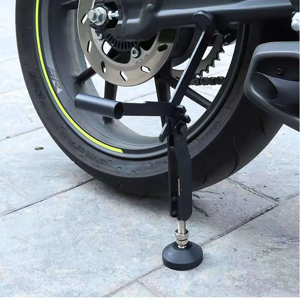 Motorcycle Lift Stand – Universal Labor‑Saving Wheel Support-black