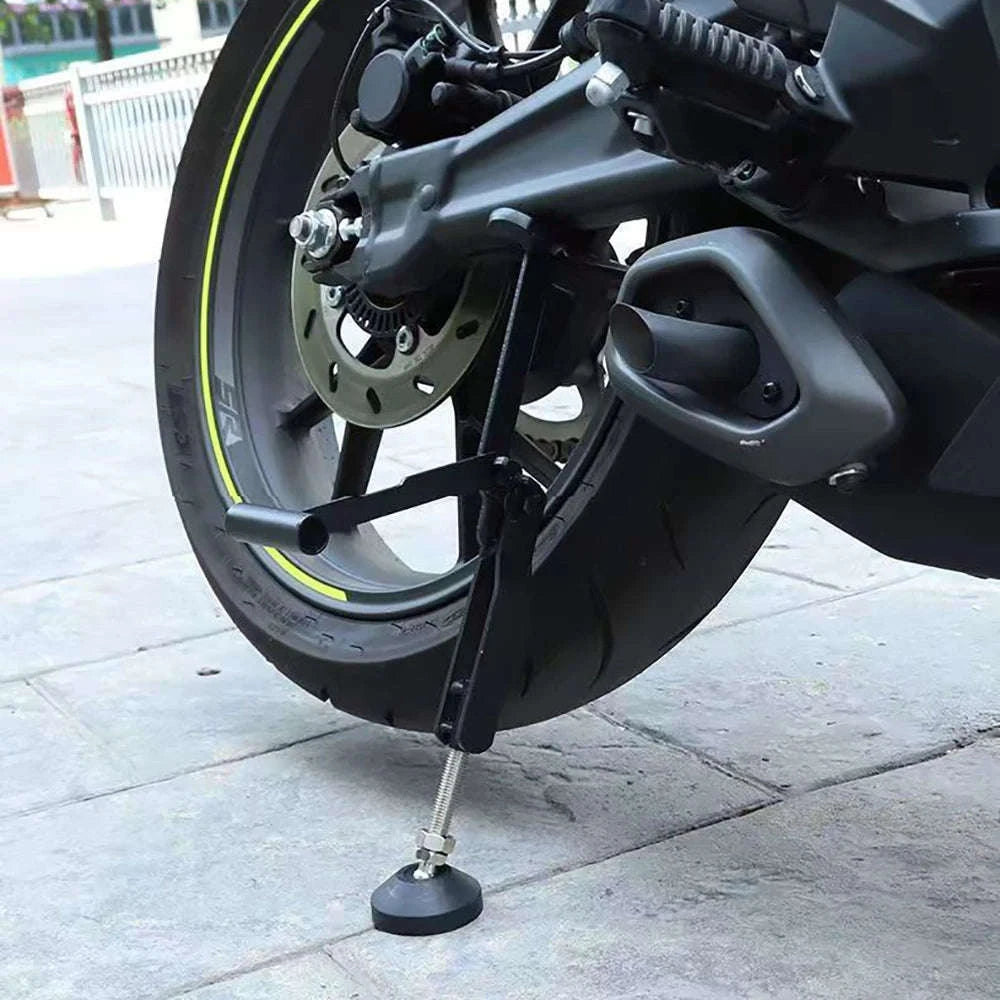 Motorcycle Lift Stand – Universal Labor‑Saving Wheel Support-black
