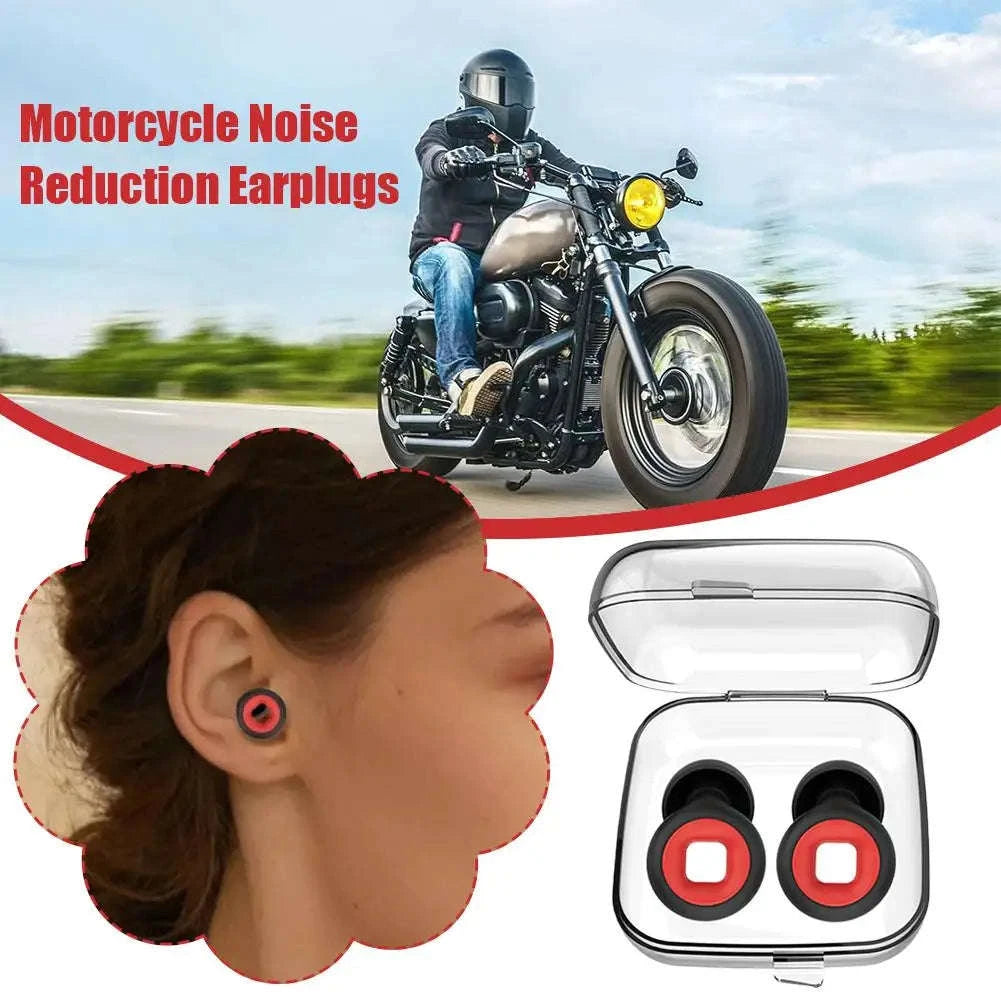 Motorcycle Noise Reduction Earplugs for Riding and Sleep Comfort-B / CN
