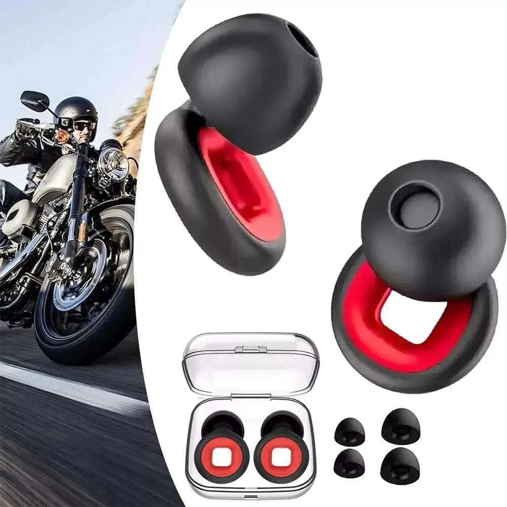 Motorcycle Noise Reduction Earplugs for Riding and Sleep Comfort-B / CN