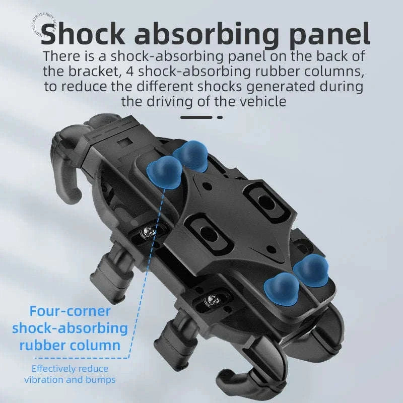 Motorcycle Phone Holder with Shock Absorption-25210011001