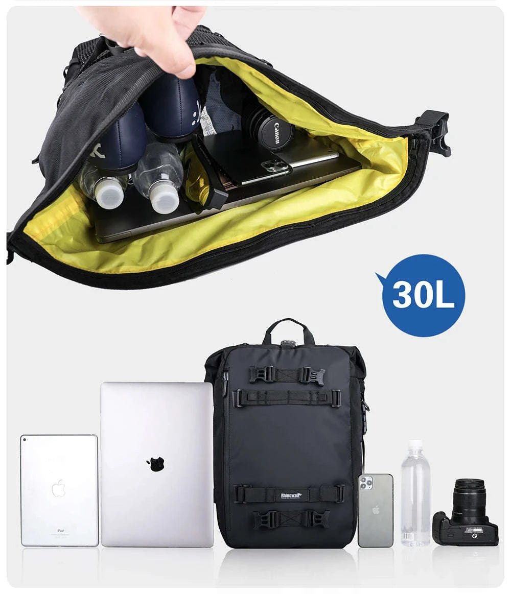 Motorcycle Rear Seat Bag Waterproof Luggage Pack-Black 10L / france