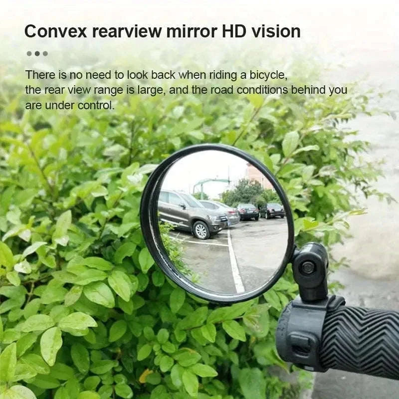 Motorcycle Rearview Mirror for Safer, Wider Visibility-1pc