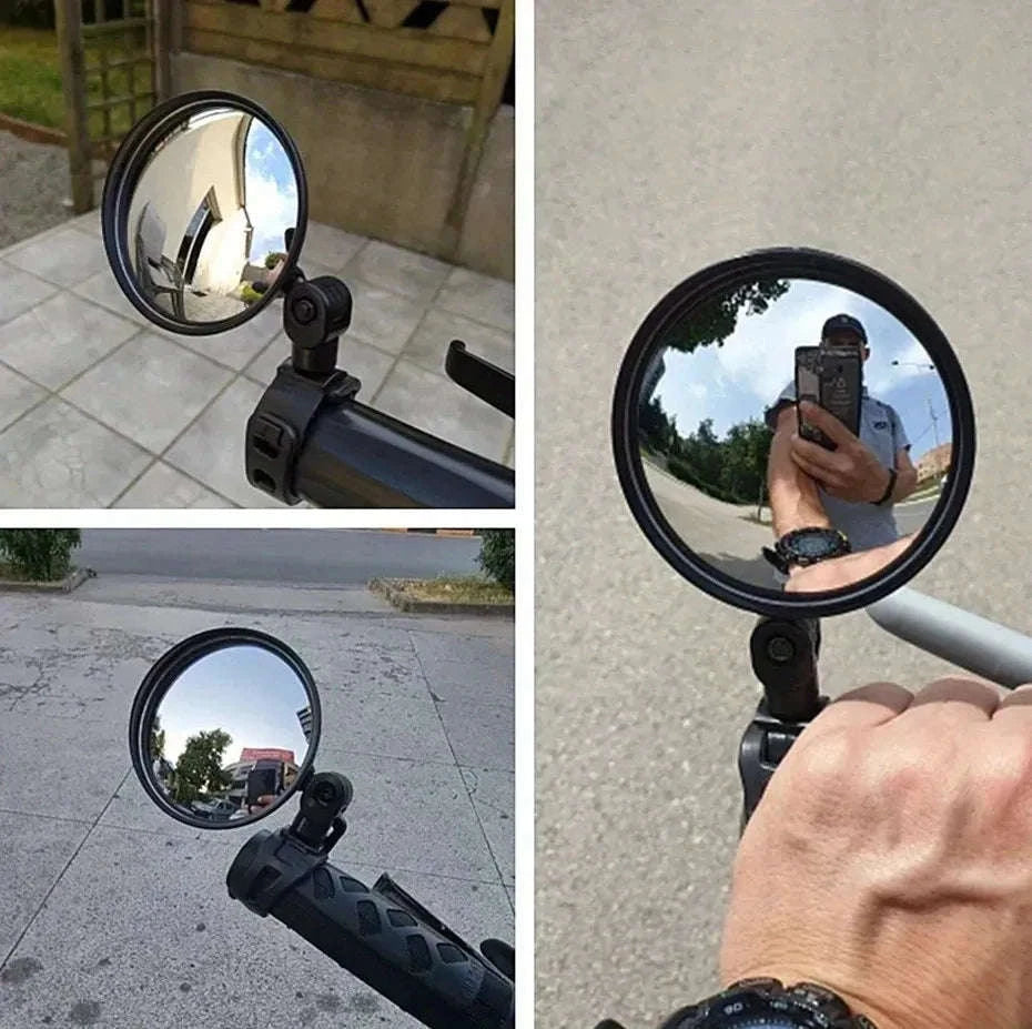 Motorcycle Rearview Mirror for Safer, Wider Visibility-1pc