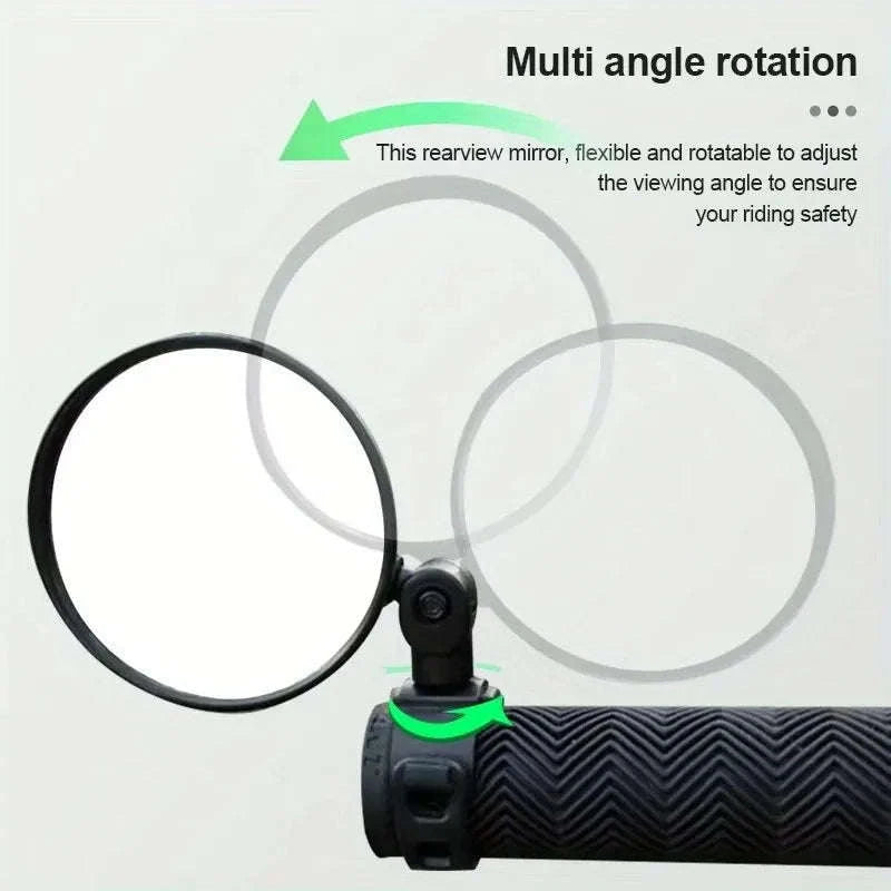 Motorcycle Rearview Mirror for Safer, Wider Visibility-1pc