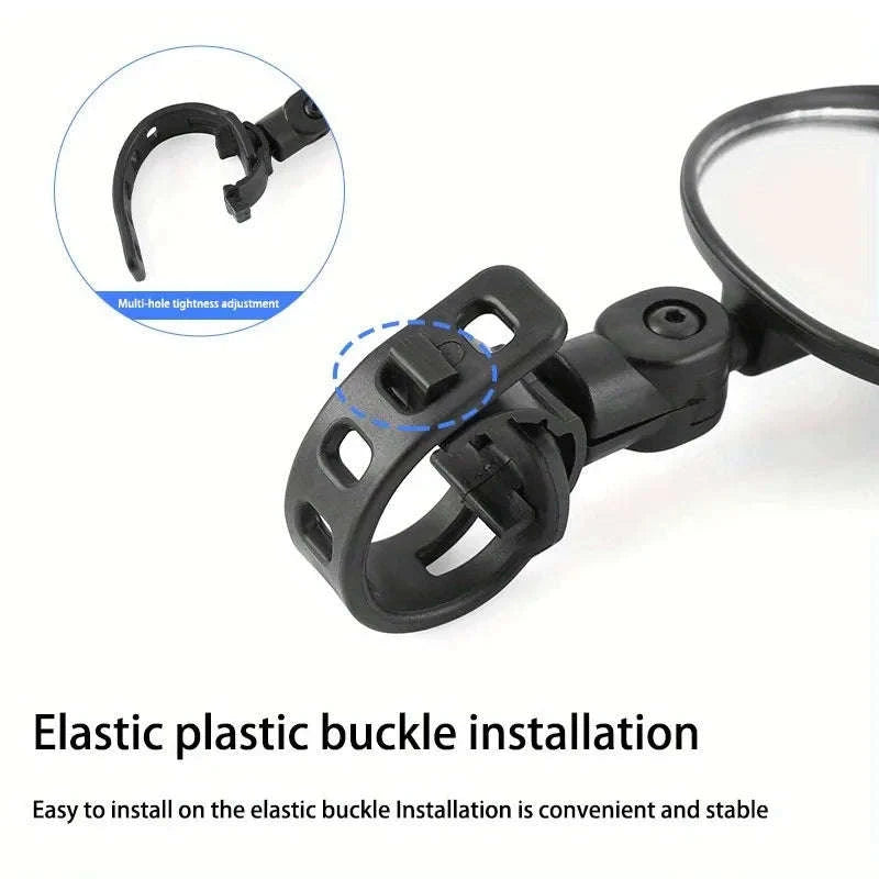 Motorcycle Rearview Mirror for Safer, Wider Visibility-1pc