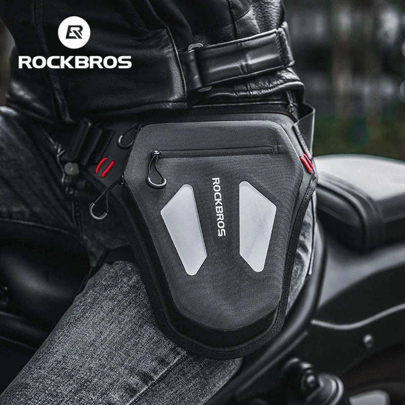 Motorcycle Reflective Leg Bag Adjustable Waist & Crossbody Pack-AS-081-1