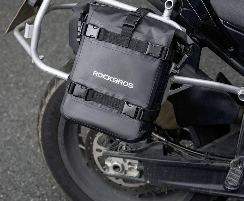 Motorcycle Saddle Bag 5L Waterproof Crash Bar Storage Pack-AS-095-1(5-7L)