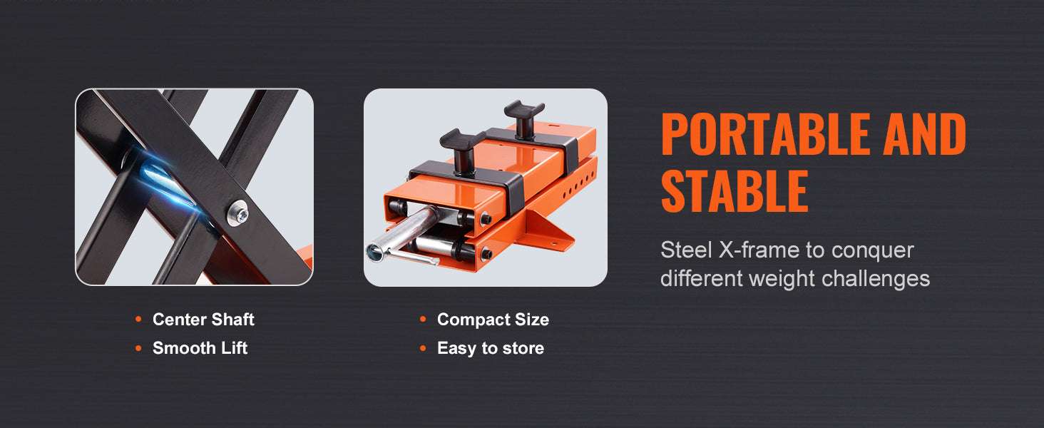 Motorcycle Scissor Lift Jack 1100 lbs Capacity with Safety Pin-1100 lbs / spain