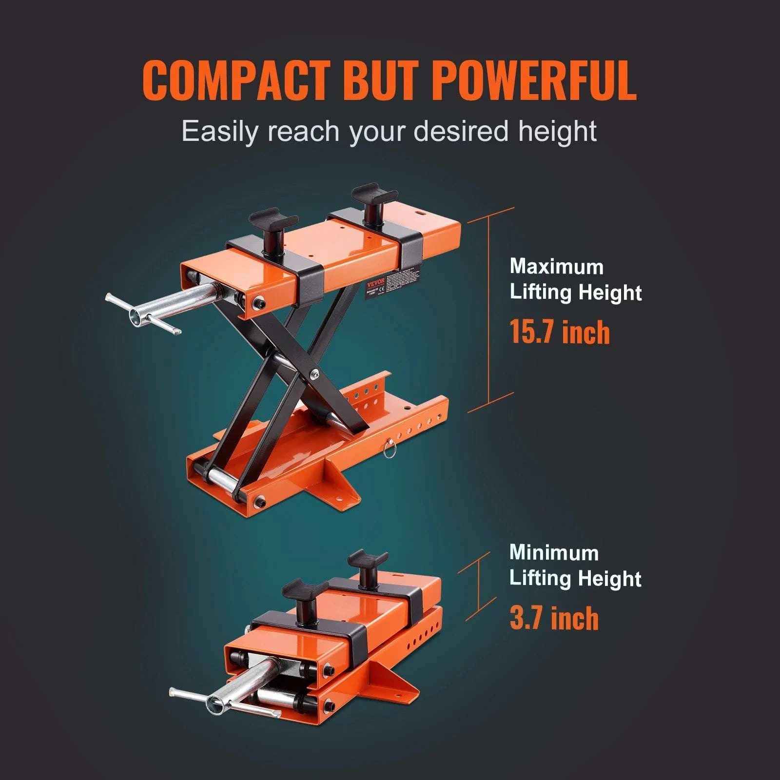 Motorcycle Scissor Lift Jack 1100 lbs Capacity with Safety Pin-1100 lbs / spain