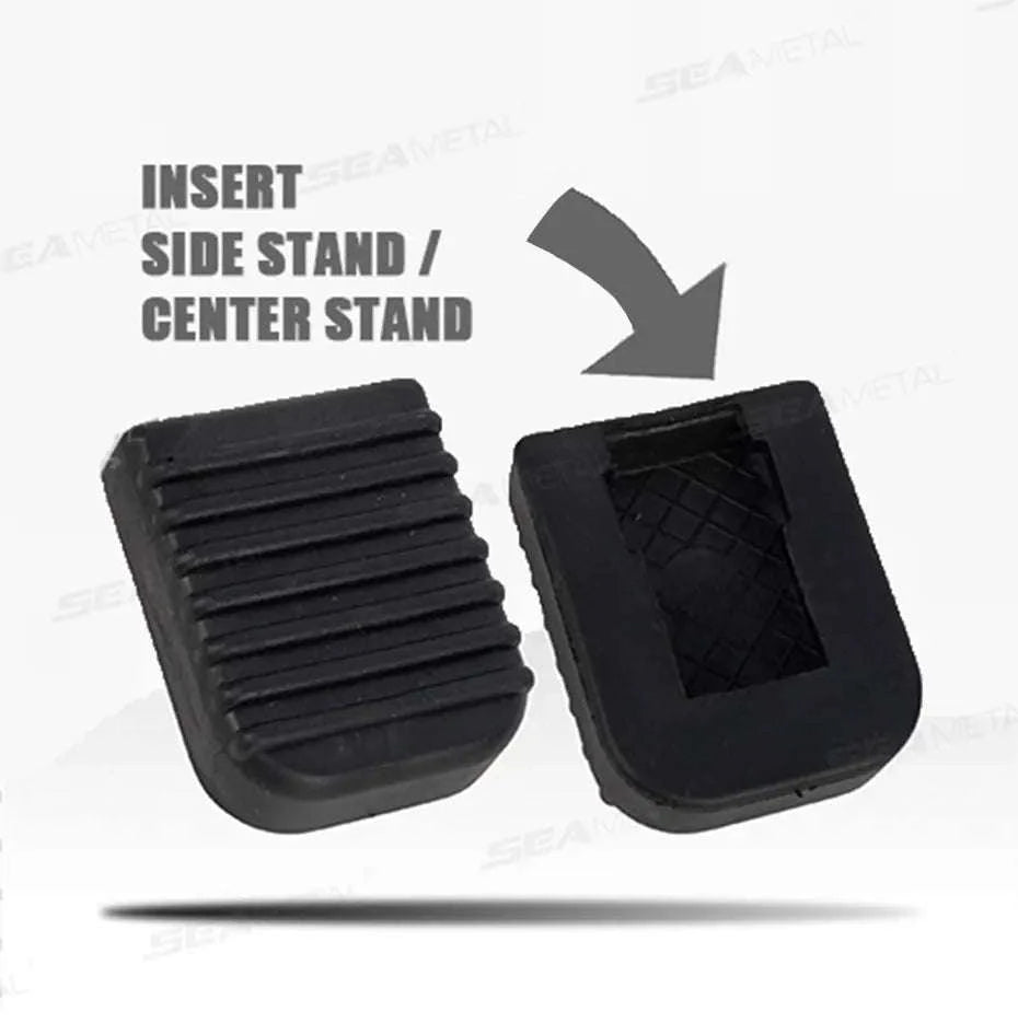 Motorcycle Stand Pad Kickstand Support Pad-BLACK 1PC