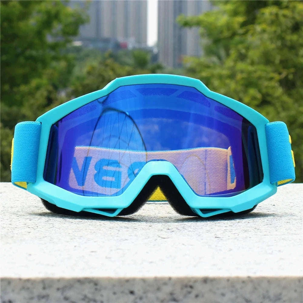 Motorcycle Sunglasses Retro Motocross Night Vision Goggles-6