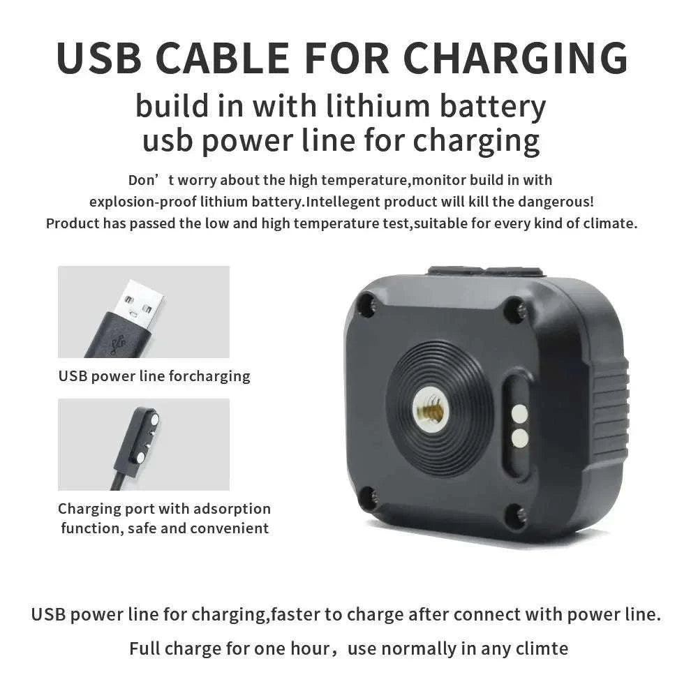 Motorcycle Tire Pressure Monitor-Black